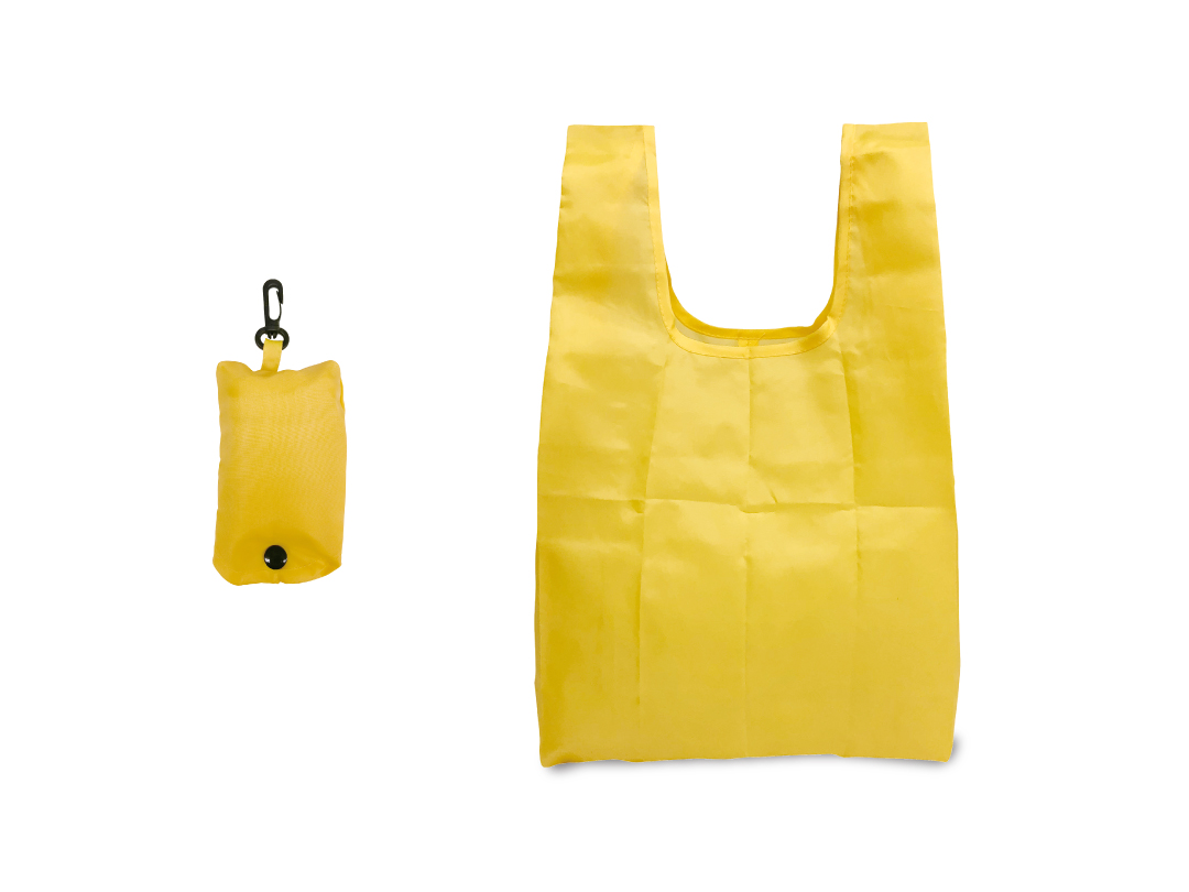 ECOコンパクトマイバッグ イエロー | オリジナル紙袋・包装紙・ショップ袋を小ロットで | 株式会社ベルベ