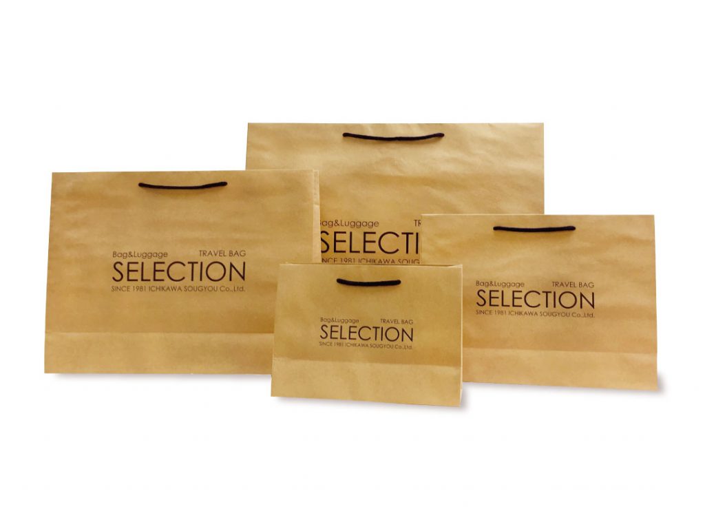 アパレル・鞄】 SELECTION 紙袋 | オリジナル紙袋・包装紙・ショップ袋を小ロットで | 株式会社ベルベ